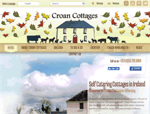 Tablet Screenshot of croancottages.com